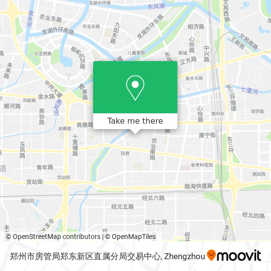 郑州市房管局郑东新区直属分局交易中心 map