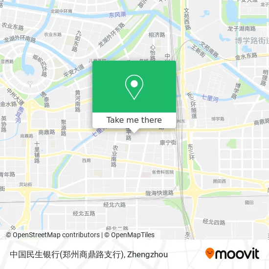 中国民生银行(郑州商鼎路支行) map