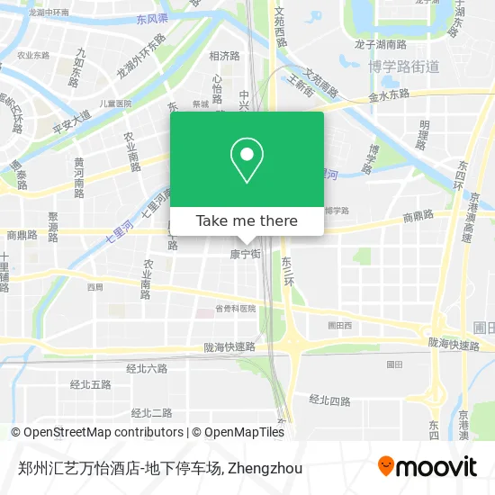 郑州汇艺万怡酒店-地下停车场 map