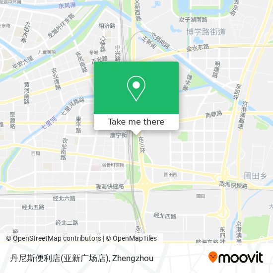 丹尼斯便利店(亚新广场店) map