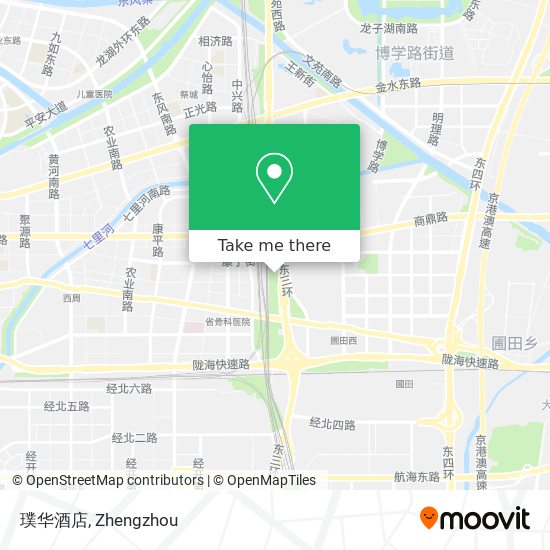 璞华酒店 map