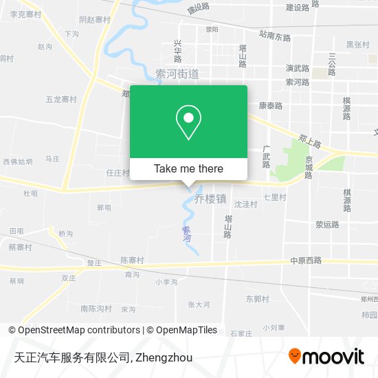 天正汽车服务有限公司 map