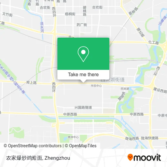 农家爆炒鸡烩面 map