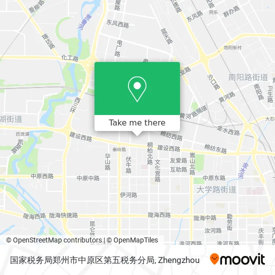 国家税务局郑州市中原区第五税务分局 map
