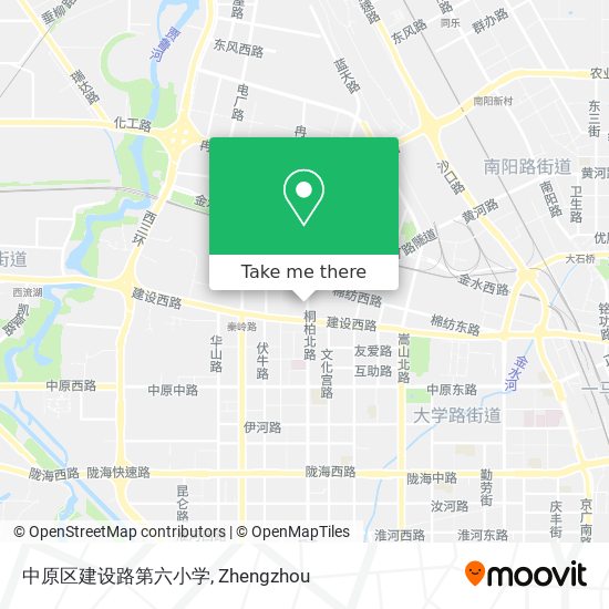 中原区建设路第六小学 map