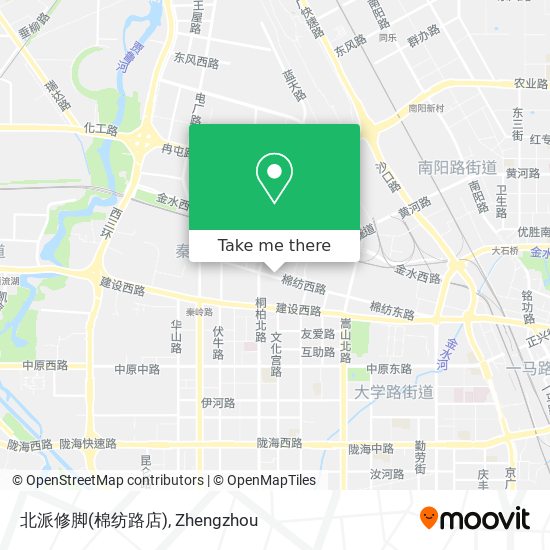 北派修脚(棉纺路店) map