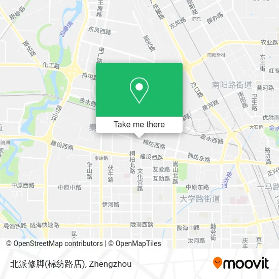 北派修脚(棉纺路店) map