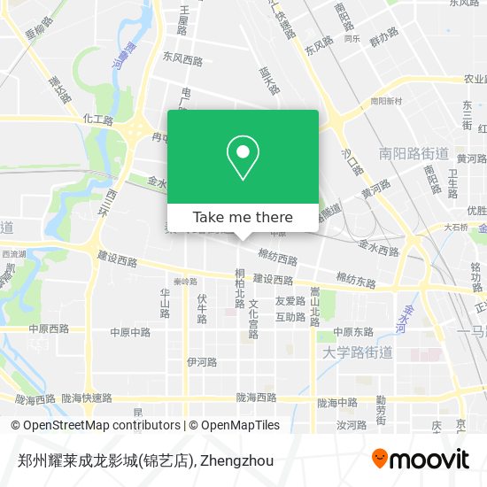 郑州耀莱成龙影城(锦艺店) map