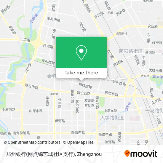 郑州银行(网点锦艺城社区支行) map