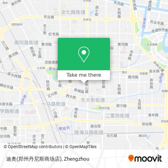迪奥(郑州丹尼斯商场店) map