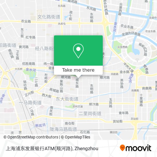 上海浦东发展银行ATM(顺河路) map