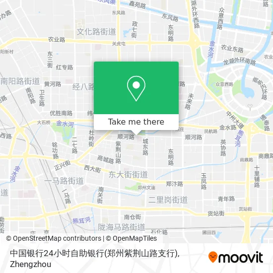 中国银行24小时自助银行(郑州紫荆山路支行) map