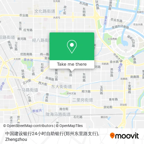 中国建设银行24小时自助银行(郑州东里路支行) map