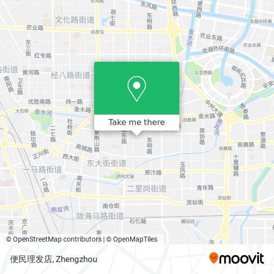 便民理发店 map