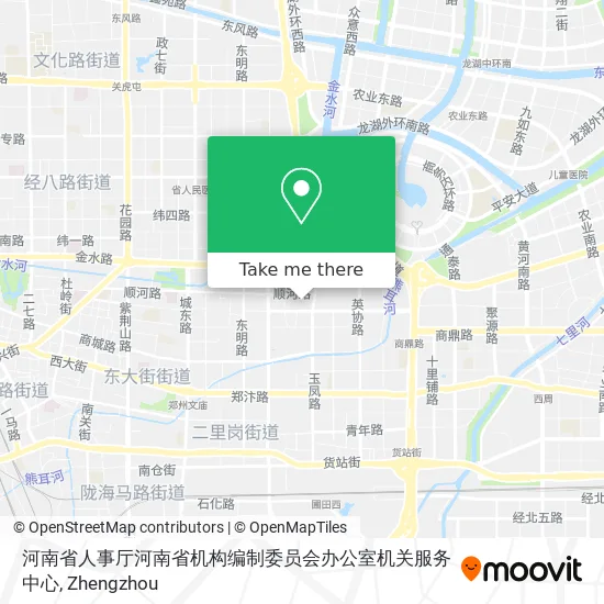 河南省人事厅河南省机构编制委员会办公室机关服务中心 map