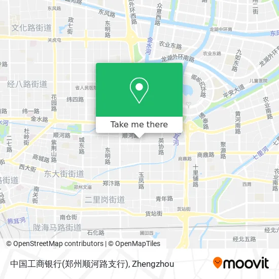 中国工商银行(郑州顺河路支行) map