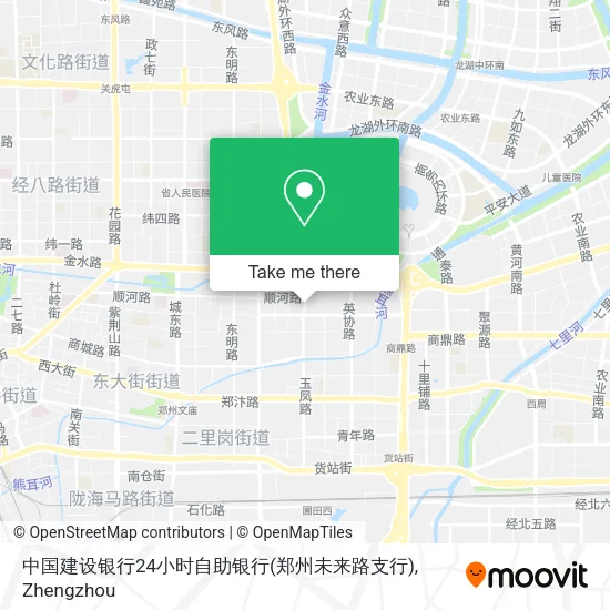 中国建设银行24小时自助银行(郑州未来路支行) map