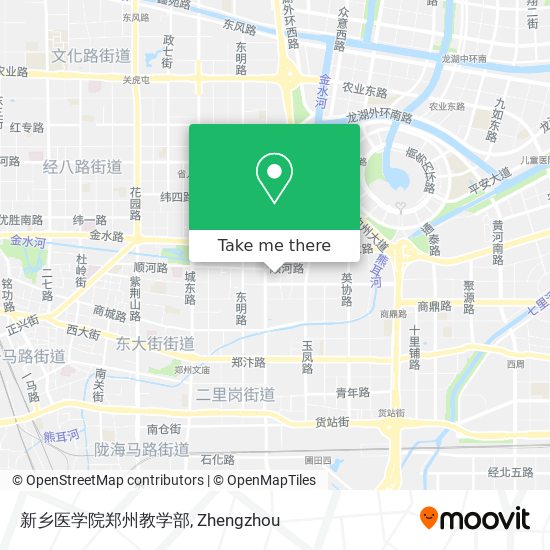 新乡医学院郑州教学部 map