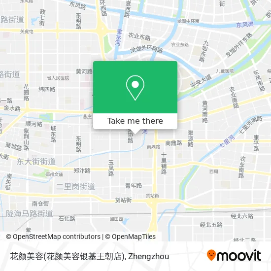 花颜美容(花颜美容银基王朝店) map