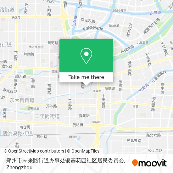 郑州市未来路街道办事处银基花园社区居民委员会 map