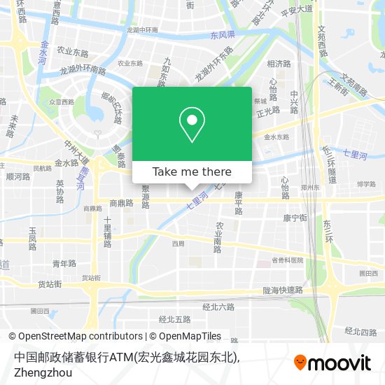 中国邮政储蓄银行ATM(宏光鑫城花园东北) map