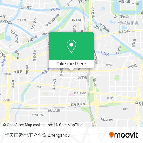 恒天国际-地下停车场 map