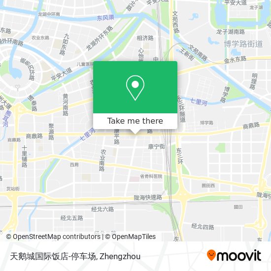 天鹅城国际饭店-停车场 map