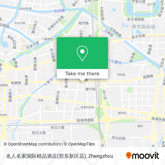 名人名家国际精品酒店(郑东新区店) map