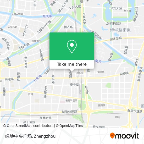绿地中央广场 map