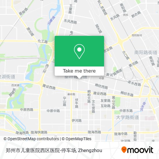 郑州市儿童医院西区医院-停车场 map