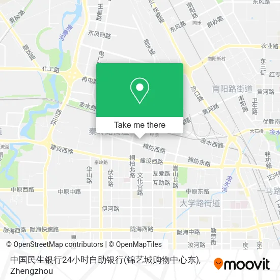 中国民生银行24小时自助银行(锦艺城购物中心东) map