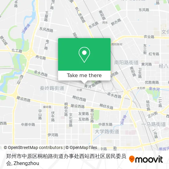 郑州市中原区桐柏路街道办事处西站西社区居民委员会 map