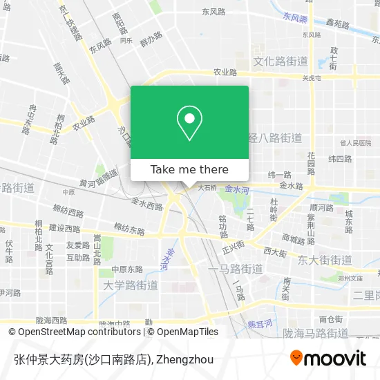 张仲景大药房(沙口南路店) map