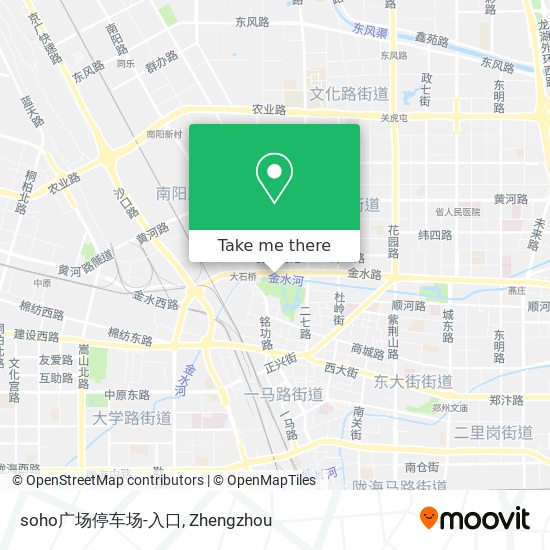 soho广场停车场-入口 map