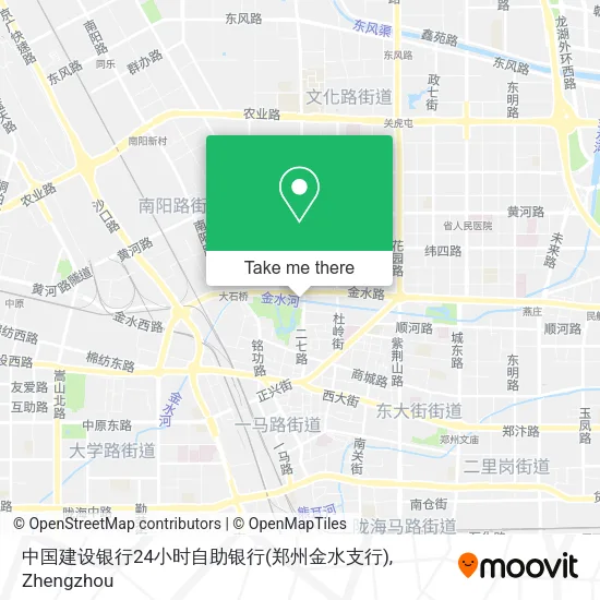 中国建设银行24小时自助银行(郑州金水支行) map