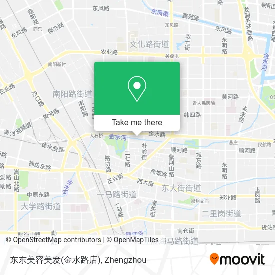 东东美容美发(金水路店) map