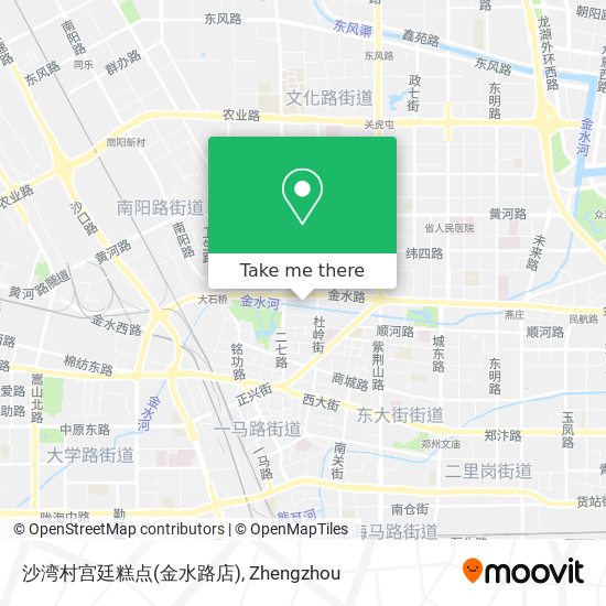 沙湾村宫廷糕点(金水路店) map