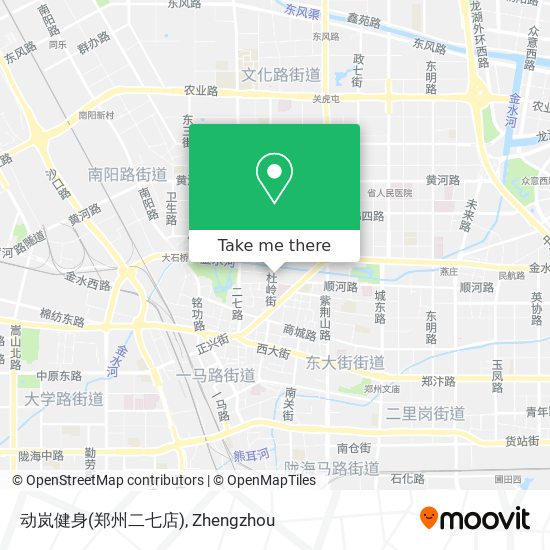 动岚健身(郑州二七店) map
