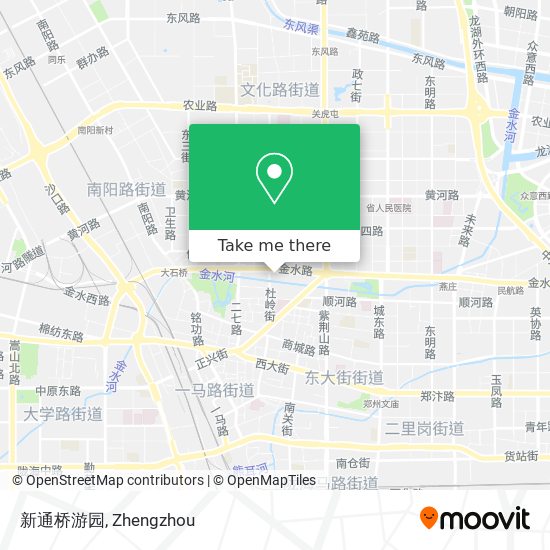 新通桥游园 map