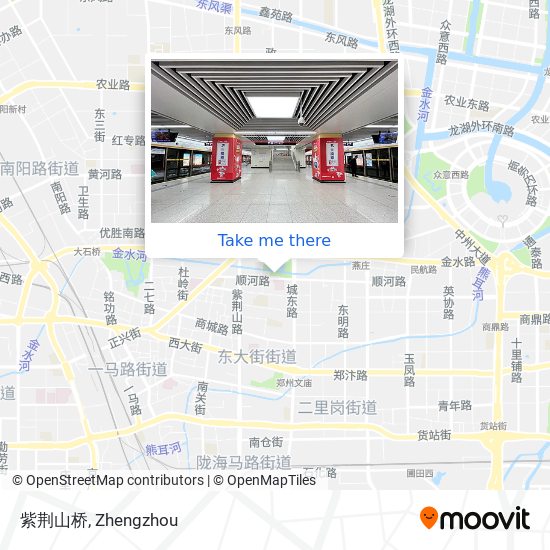 紫荆山桥 map