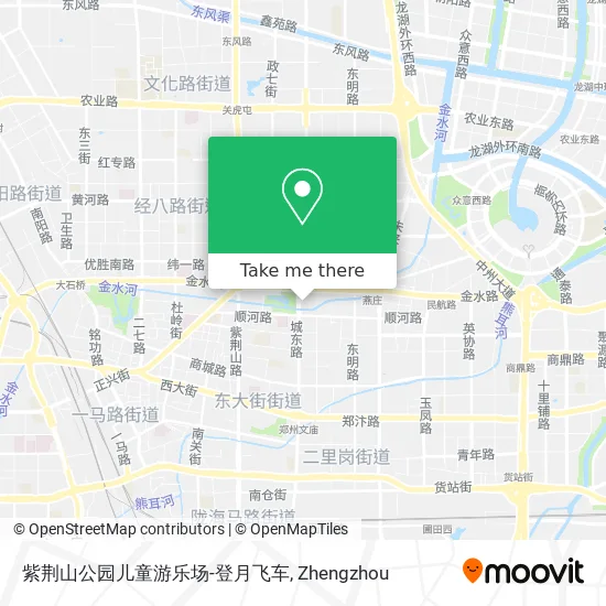 紫荆山公园儿童游乐场-登月飞车 map
