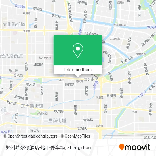 郑州希尔顿酒店-地下停车场 map