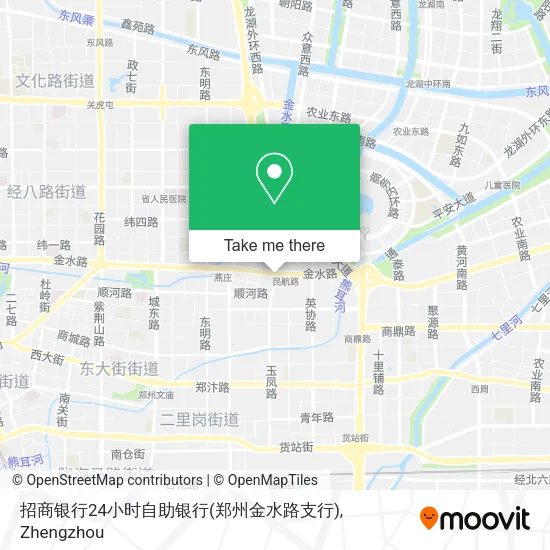 招商银行24小时自助银行(郑州金水路支行) map