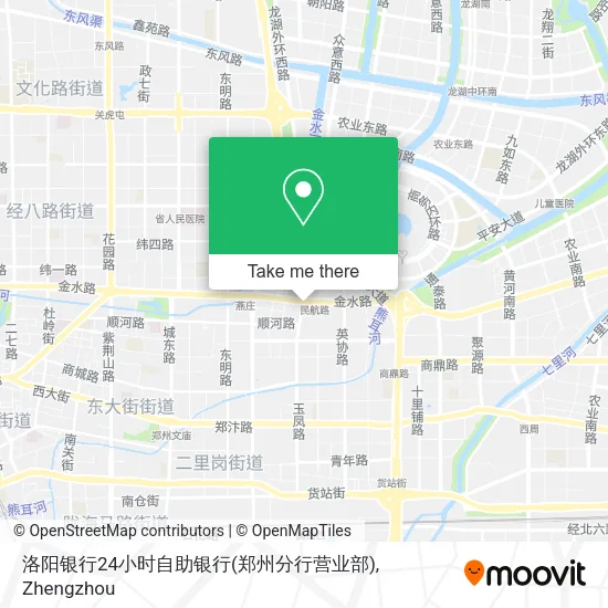 洛阳银行24小时自助银行(郑州分行营业部) map