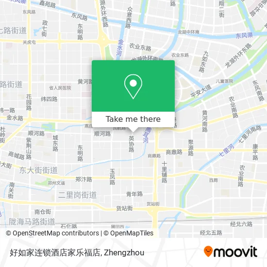 好如家连锁酒店家乐福店 map