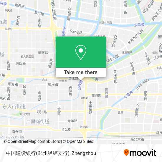 中国建设银行(郑州经纬支行) map