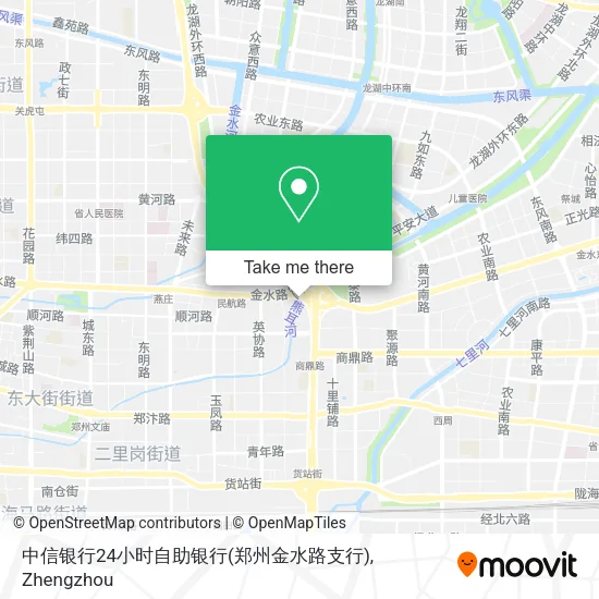 中信银行24小时自助银行(郑州金水路支行) map