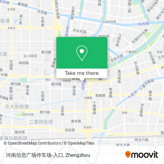 河南信息广场停车场-入口 map