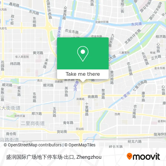 盛润国际广场地下停车场-出口 map