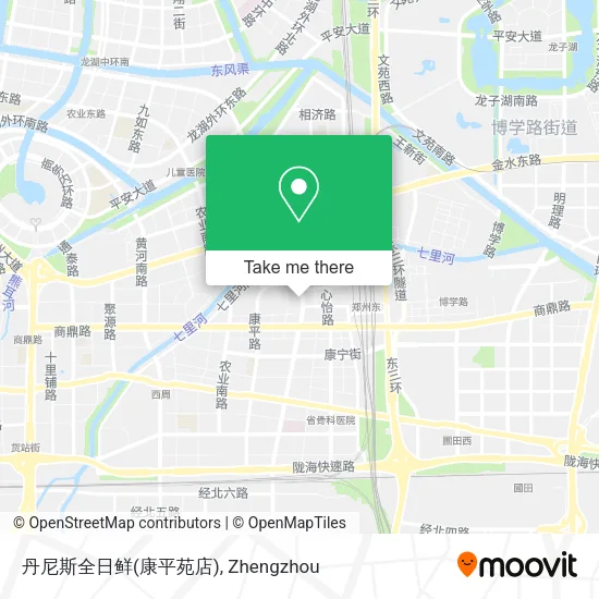 丹尼斯全日鲜(康平苑店) map